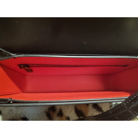 Christian Louboutin Loubi54 Crossbody bag - Alligator embossed calf leather - Picture 7 of 16